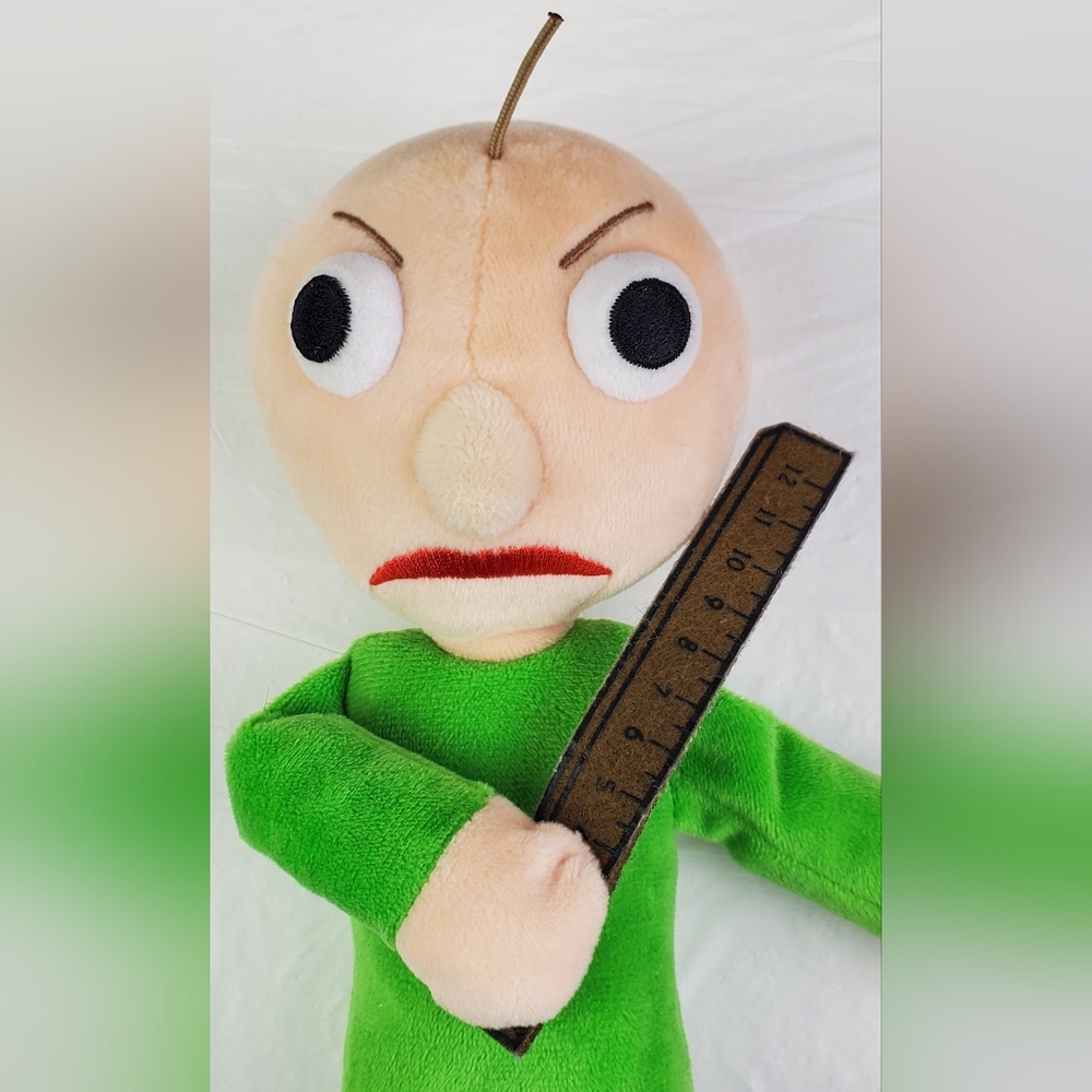 PhatMojo Baldis Basics In Education and Learning Angry Plush Toy w/ Ruler - EUC